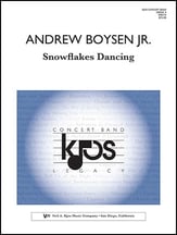 Snowflakes Dancing Concert Band sheet music cover